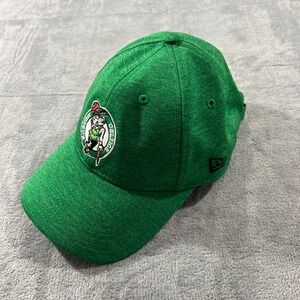 New Era Womens Boston Celtics 9TWENTY Adjustable Hat Green Heather NBA Cap